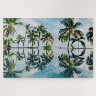 Puzzle Palmiers paradisiaques Réflexions