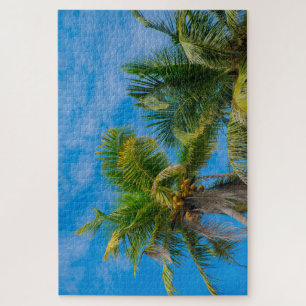 Puzzle Palmiers Tropicaux et Noix de Coco