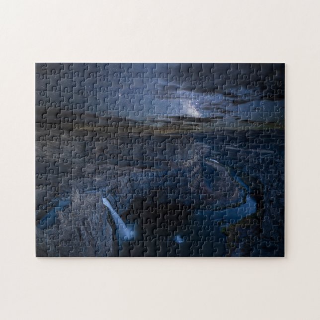 Puzzle Palouse Falls Park & Milky Way | État de Washingto (Horizontal)