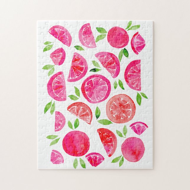 Puzzle Pamplemousse aquarelle (Vertical)