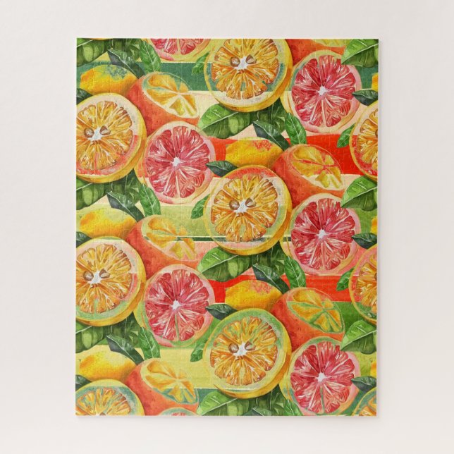 Puzzle Pamplemousse, Oranges (Vertical)