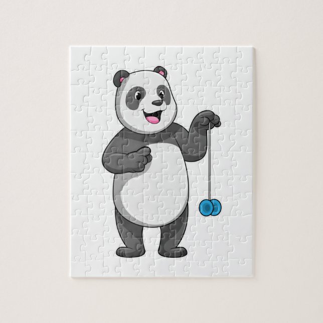 Puzzle Panda avec Yo-yo (Vertical)