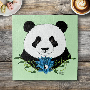 Puzzle Panda Bear Lotus