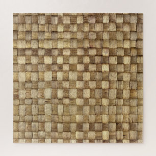 Puzzle Panier d'artisanat Texture sans couture