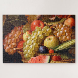 Puzzle Panier de fruits abondant