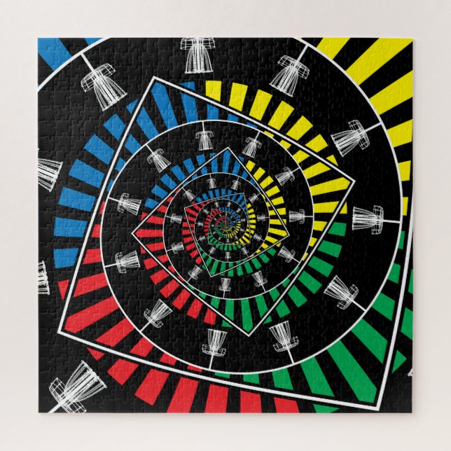 Puzzle Paniers de golf à disque infini (Vertical)