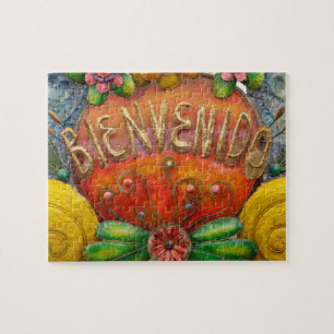 Puzzle Panneau de bienvenue en espagnol, Mexique