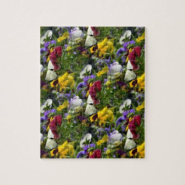 Puzzle Pansies pour toujours... (Vertical)