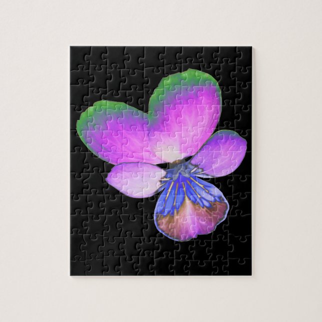 Puzzle Pansy (Vertical)