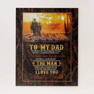 Puzzle Papa Gifts   Lettre À Mon Père L'Homme Que Je T'Ai