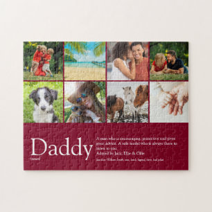 Puzzle Papa Papa Père Définition 6 Photo Amusant Bourgogn
