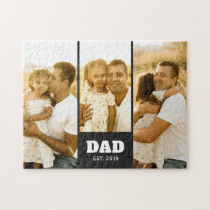 Puzzle Papa Texte Gras Noir 3 Photo