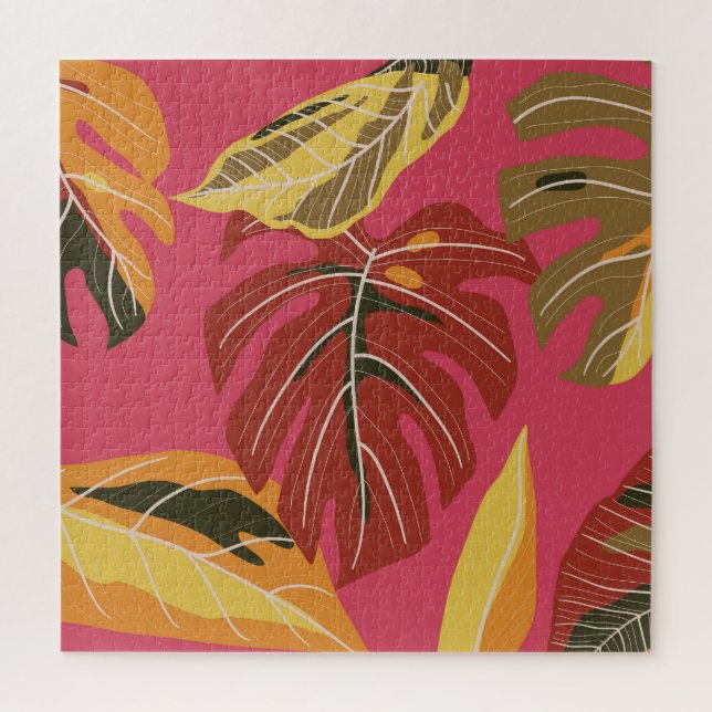 Puzzle Papier peint Art déco doré (Vertical)