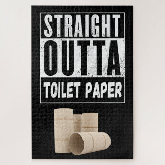 Puzzle Papier Toilette Extérieur Droit, Manque De Rouleau