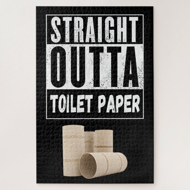 Puzzle Papier Toilette Extérieur Droit, Manque De Rouleau (Vertical)