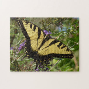 Puzzle Papillon à queue d'hirondelle sur Buddleia