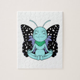 Puzzle Papillon au Yoga Stretching Legs