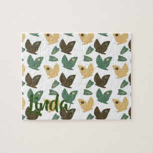Puzzle Papillon de la nature et verdure florale