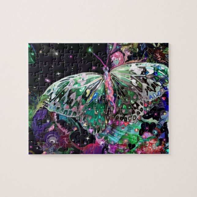 Puzzle Papillon Green Hope (Horizontal)
