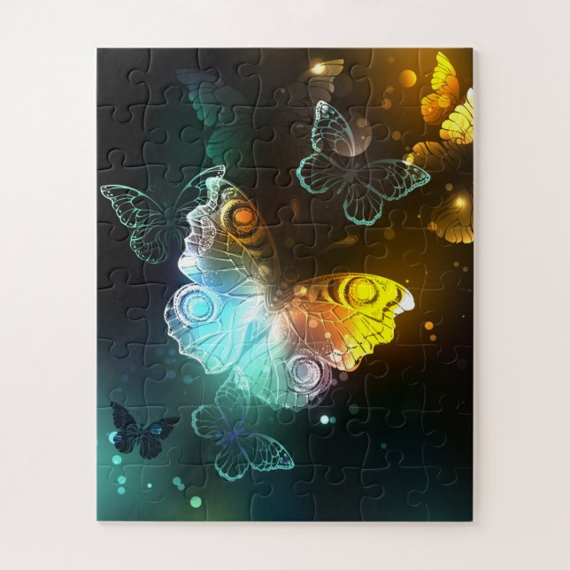 Puzzle Papillon lumineux et papillons de nuit (Vertical)
