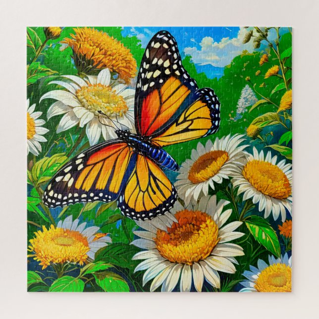 Puzzle Papillon monarque (Vertical)