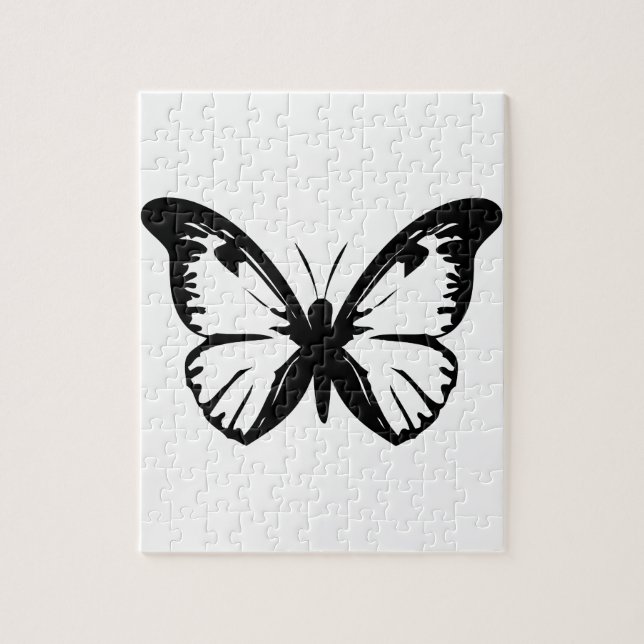 Puzzle Papillon noir (Vertical)
