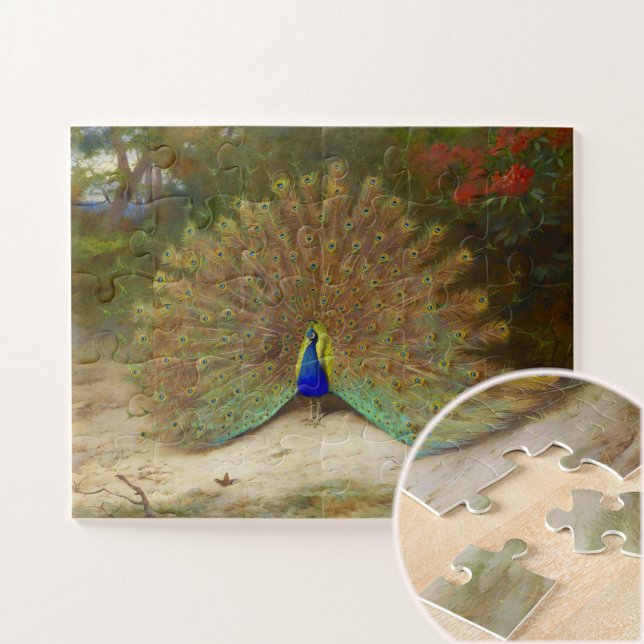 Puzzle Papillon Peacock et Peacock, illustration artistiq (Créateur téléchargé)