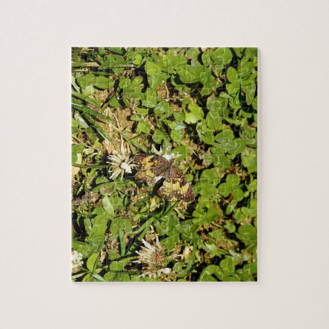 Puzzle Papillon sur feuilles (Vertical)