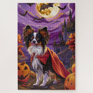 Puzzle Papillon Vampire Citrouilles Épouvantables Hallowe