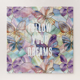 Puzzle Papillons bleu pourpre