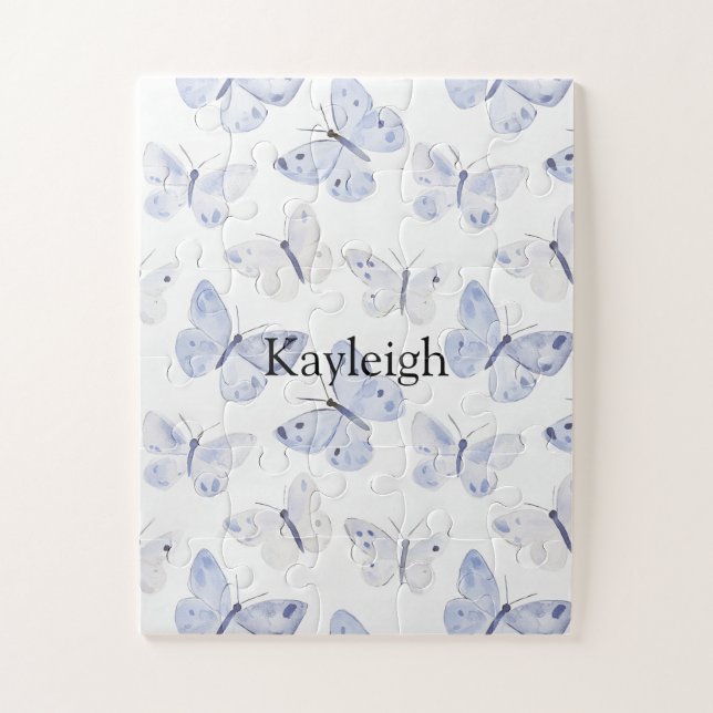 Puzzle Papillons de lavande pourpre (Vertical)