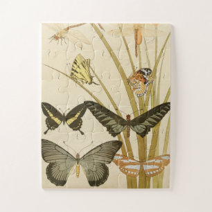 Puzzle Papillons papillons vintages Illustration Art