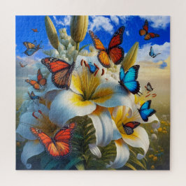 Puzzle Papillons vibrants,
