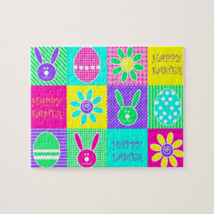 Puzzle Pâques colorée