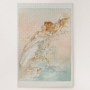 Puzzle "Pâques" - Impression vintage, L. Prang & Co.