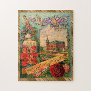 Puzzle Paquet de graines florales victoriennes 1892 COLLE