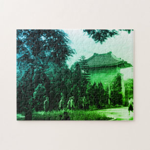 Puzzle Parc des martyrs de Canton Chine vintage