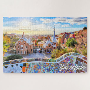 Puzzle Parc Guell, Barcelone, Espagne