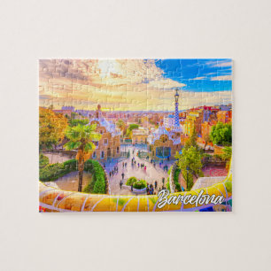 Puzzle Parc Güell, Barcelone, Espagne