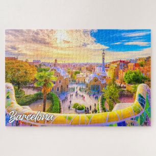 Puzzle Parc Guell, Barcelone, Espagne