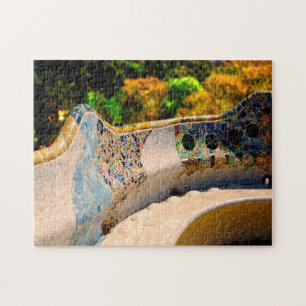 Puzzle Parc Güell Gaudi Barcelone.