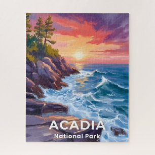 Puzzle Parc national d'Acadia Otter Cliffs Voyage dans