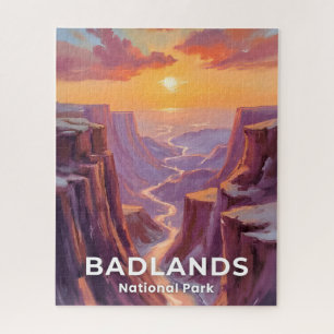 Puzzle Parc national de Badlands Dakota du Sud Peinture