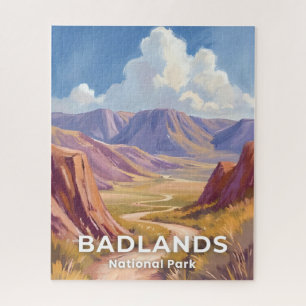 Puzzle Parc national de Badlands Dakota du Sud Voyage Art