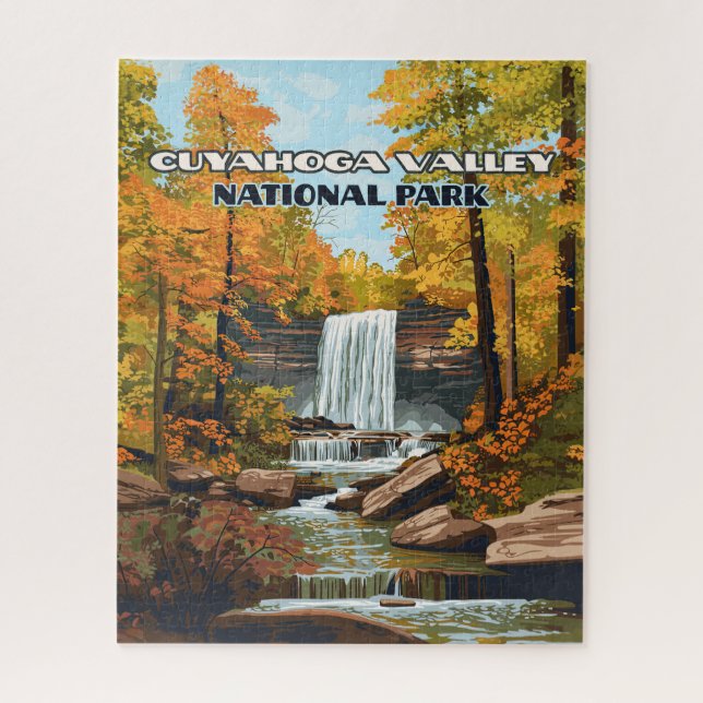 Puzzle Parc national de la vallée de Cuyahoga Ohio Clevel (Vertical)