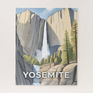 Puzzle Parc national de Yosemite Voyage à l'aquarelle