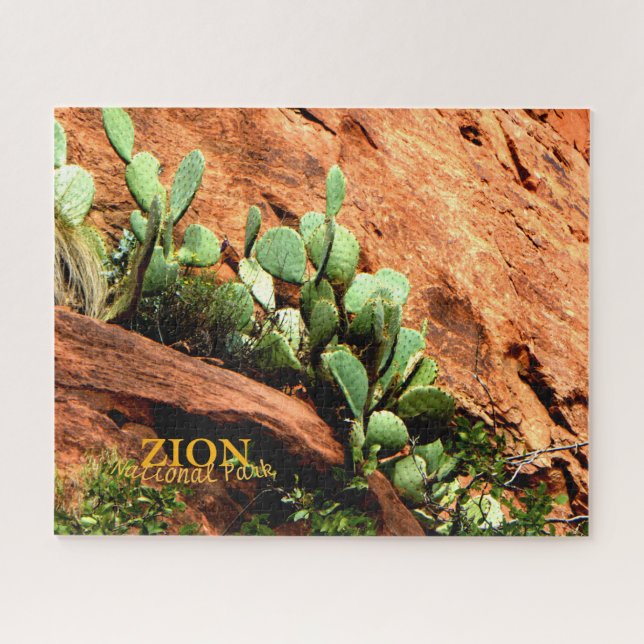 Puzzle Parc national de Zion Utah, Cactus, Sud-Ouest (Horizontal)