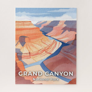 Puzzle Parc national du Grand Canyon aquarelle voyage