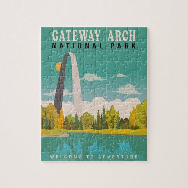 Puzzle Parc national Gateway Arch - Missouri Saint Louis (Vertical)