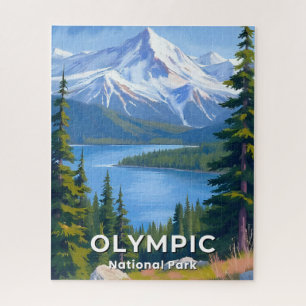 Puzzle Parc national Olympique Art de voyage de Washing